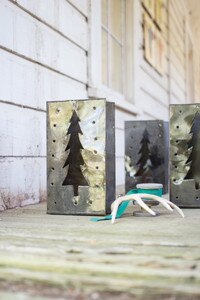 TIN BAG CHRISTMAS TREE LUMINARY