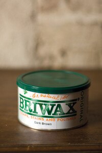 briwax - dark brown