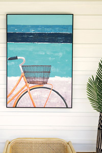 Beach Cruiser Bicycle Oil Painting