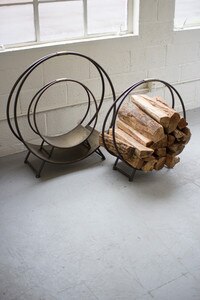 METAL FIREWOOD RACKS