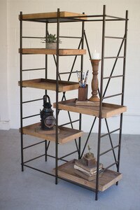 IRON SHELVING UNIT