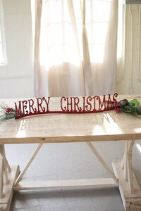TABLE TOP MANTLE MERRY CHRISTMAS