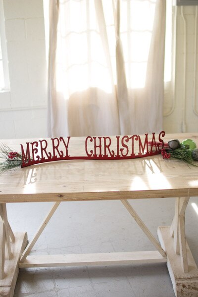 TABLE TOP MANTLE MERRY CHRISTMAS
