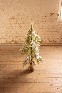 Small Faux Frosted Christmas Tree