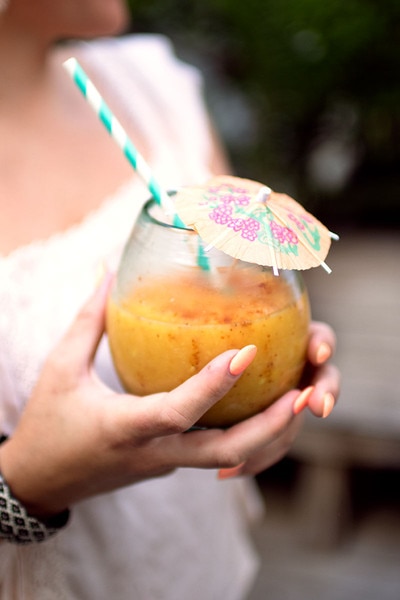 Set of 6 Recycled Clear Stemless Wine Glasses