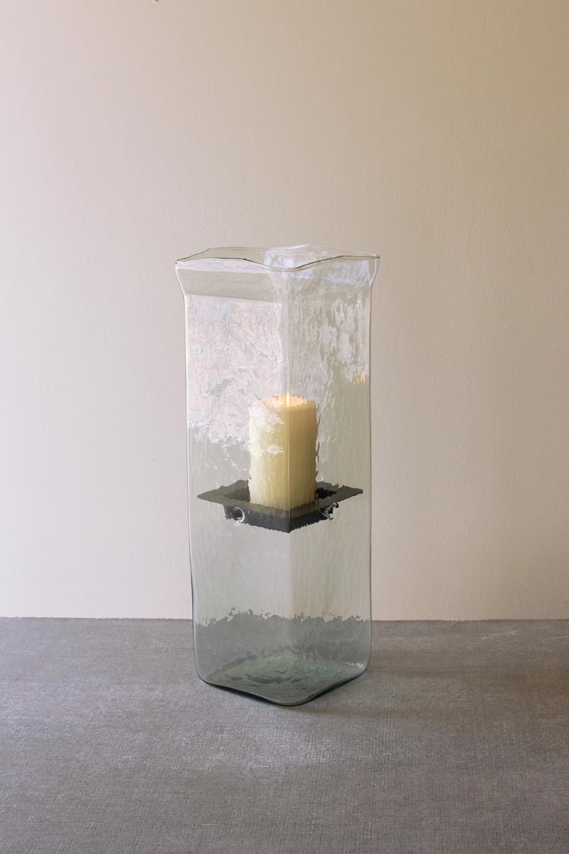 square candle hurricane large