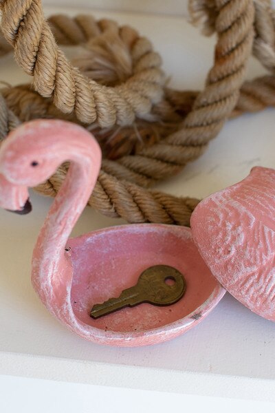 Funky Flamingo Hide-a-Key