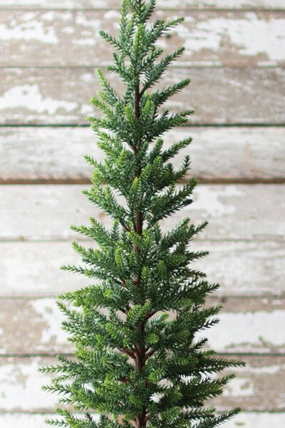 artificial pine christmas tree with iron base