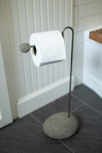 River Rock Toilet Paper Stand