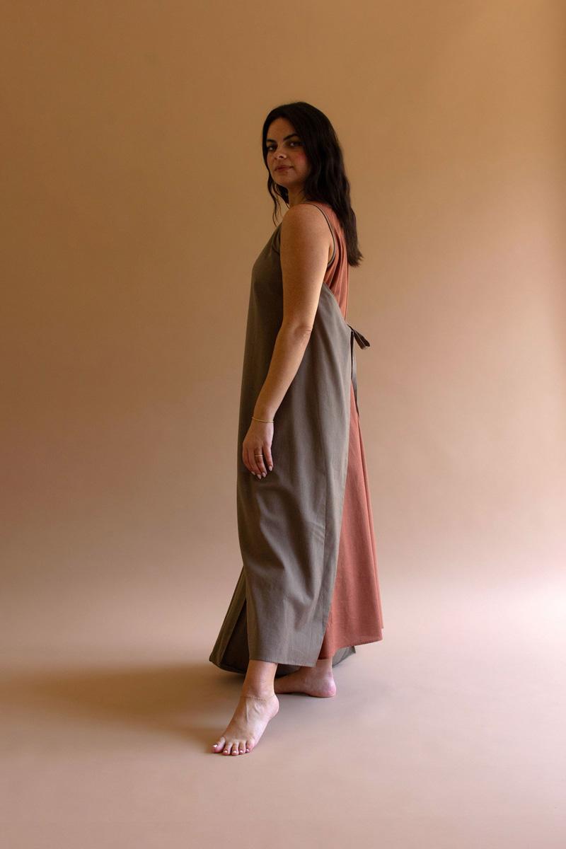 ワンピース MOWALOLA POLO DRESS BROWN POLO DRESS BROWN – MOWALOLA