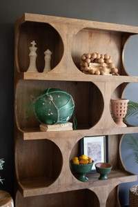 Store Display - Set of 3 Recycled Wood Shelving Units