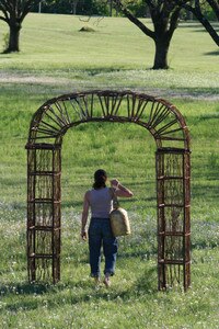 twig and vine garden archway