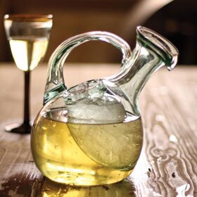 White Wine Decanter with Ice Pocket